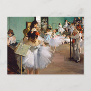 The Dance Class by Edgar Degas Postcard