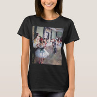The Dance Class by Edgar Degas, Vintage Ballet Art