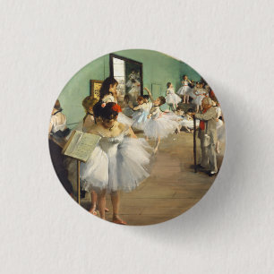 The Dance Class Edgar Degas     3 Cm Round Badge