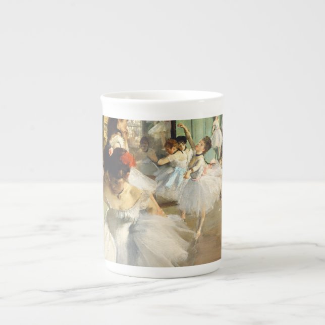 The Dance Class Edgar Degas      Bone China Mug (Front)