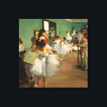 The Dance Class | Edgar Degas Canvas Print<br><div class="desc">The Dance Class (1874) by French artist Edgar Degas. Original fine art painting is an oil on canvas depicting a dance class set in a rehearsal room in the old Paris Opéra. Use the design tools to add custom text or personalise the image. All vintage artwork in our store is...</div>