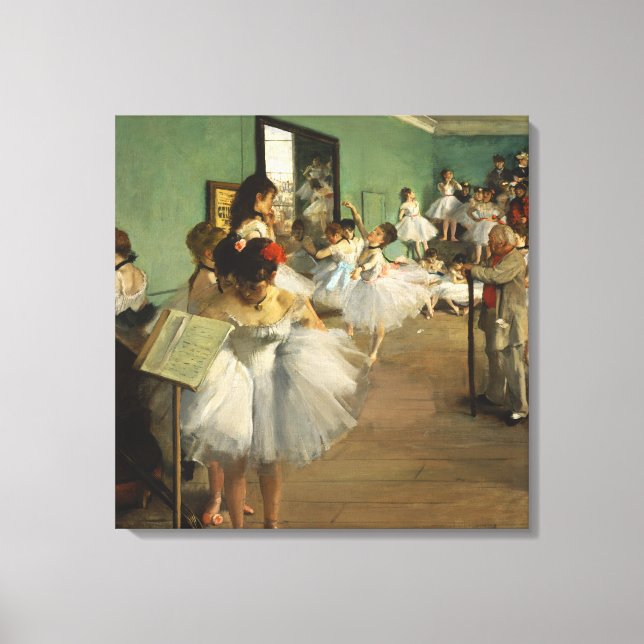 The Dance Class | Edgar Degas Canvas Print (Front)