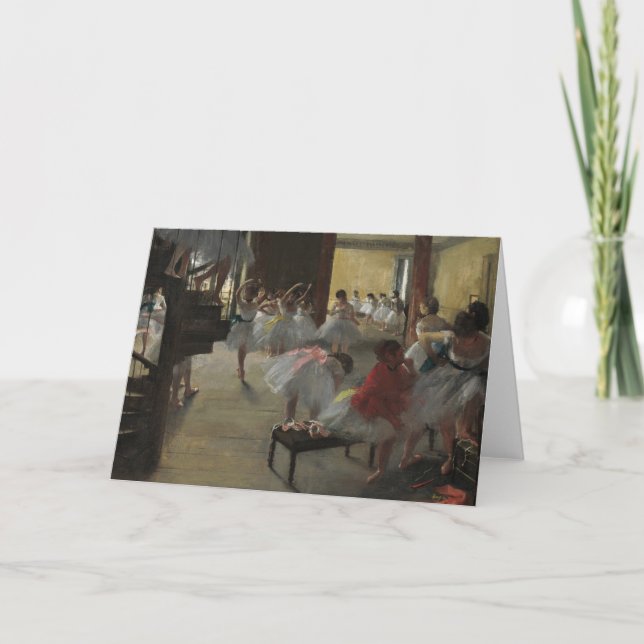The Dance Class | Edgar Degas Card (Front)