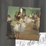 The Dance Class | Edgar Degas Magnet<br><div class="desc">The Dance Class (1874) by French artist Edgar Degas. Original fine art painting is an oil on canvas depicting a dance class set in a rehearsal room in the old Paris Opéra. Use the design tools to add custom text or personalize the image. All vintage artwork in our store is...</div>