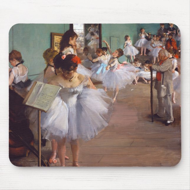 The Dance Class, Edgar Degas Mouse Mat (Front)
