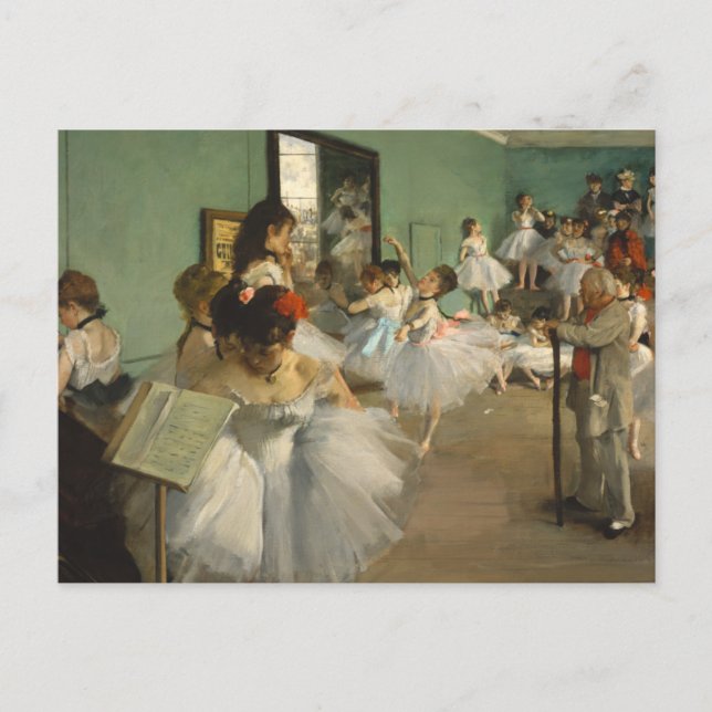 The Dance Class. Edgar Degas Postcard (Front)