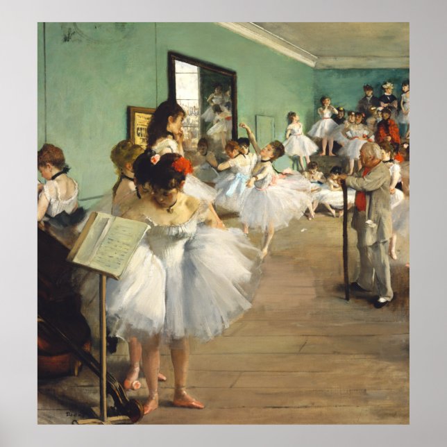The Dance Class Edgar Degas    Poster (Front)