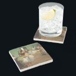 The Dance Class | Edgar Degas Stone Coaster<br><div class="desc">The Dance Class (1874) by French artist Edgar Degas. Original fine art painting is an oil on canvas depicting a dance class set in a rehearsal room in the old Paris Opéra. Use the design tools to add custom text or personalise the image. All vintage artwork in our store is...</div>