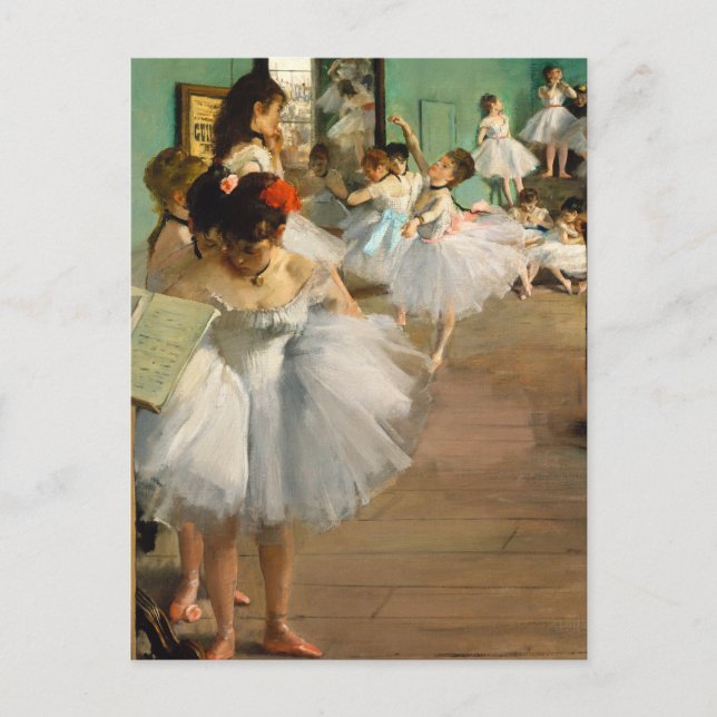 The Dance class, Famous Painting Postcard (Front)