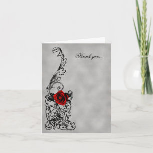 The Dance Gothic Wedding Thank You