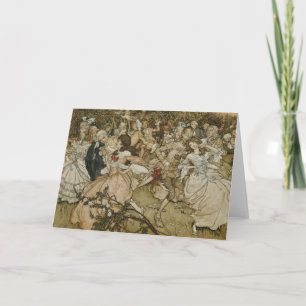 The Dance in Cupid's Alley Thank You Card