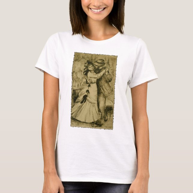 The Dance in the Country by Pierre Renoir T-Shirt (Front)