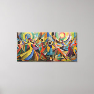 The Dance - Large Stretched Canvas Print