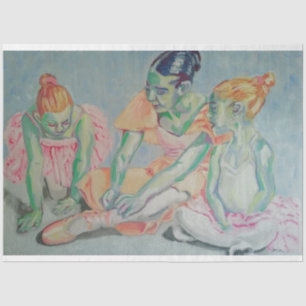 The Dance Lesson Decoupage Tissue Paper