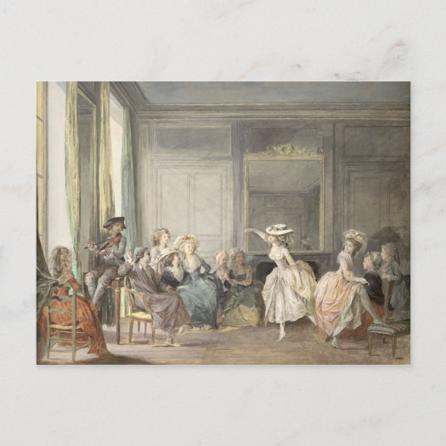 The Dance Lesson Postcard (Front)