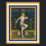 The Dance Magazine 1920's Art Deco Poster 16 x 20<br><div class="desc">Art Deco Cover for "The Dance Magazine" 1920's. Poster measures 16 x 20</div>