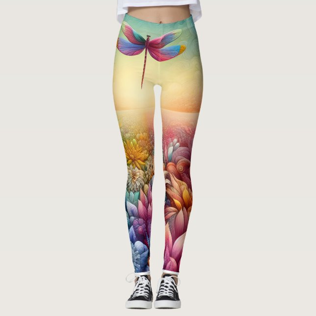 The Dance of Dragonfly Leggings (Front)