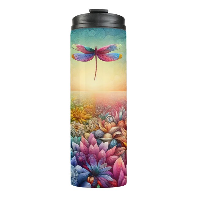 The Dance of Dragonfly Thermal Tumbler (Front)
