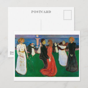The Dance of Life Edvard Munch Postcard