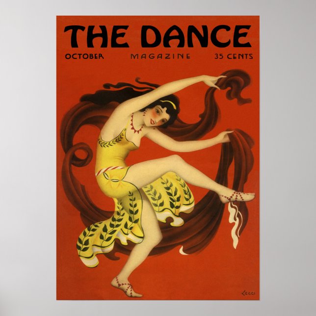 the dancer archival poster from 1929 (Front)