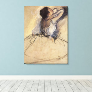 The Dancer by Edgar Degas, Vintage Ballerina Art Canvas Print