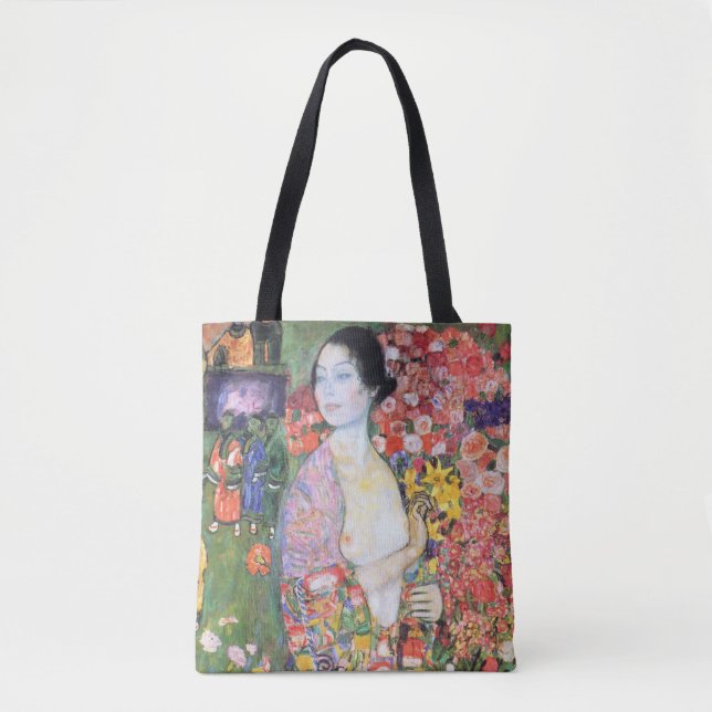 The Dancer, Gustav Klimt Tote Bag (Front)