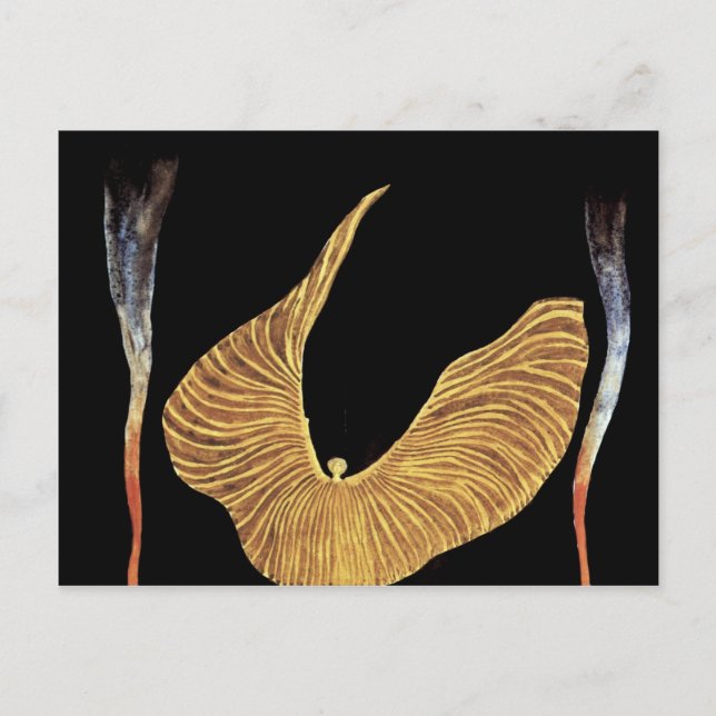 The Dancer Loie Fuller By Moser Koloman (Best Qual Postcard (Front)