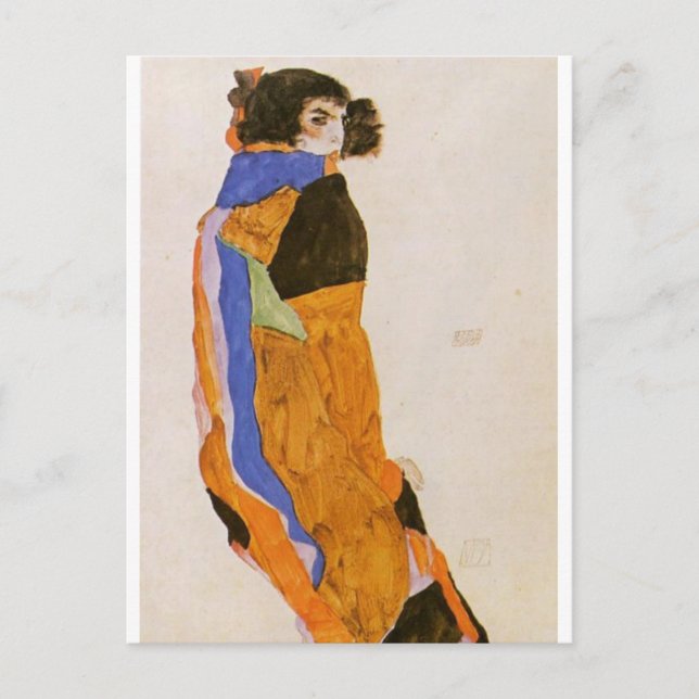 The Dancer Moa by Egon Schiele Postcard (Front)