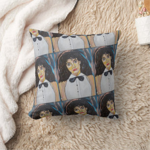The Dancer Painting by Alfred Fox Cushion