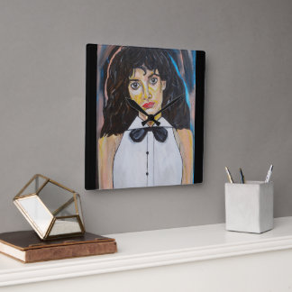 The Dancer Painting by Alfred Fox Square Wall Clock