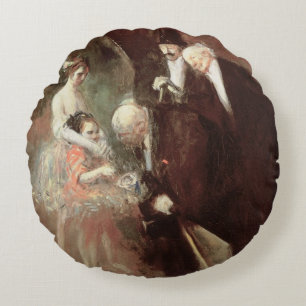 The Dancers, c.1925 (oil on canvas) Round Cushion