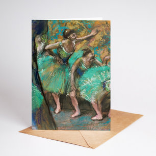 The Dancers   Edgar Degas Card