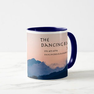 The Dancing Bear logo mug