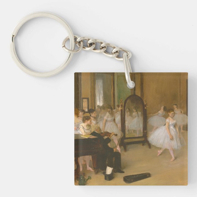The Dancing Class (1870)  Edgar Degas Key Ring (Front)