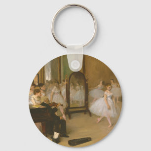 The Dancing Class (1870) Edgar Degas Key Ring