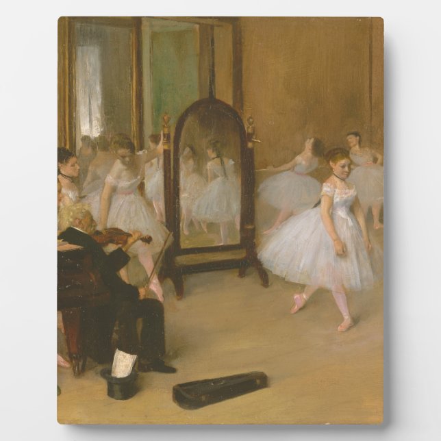 The Dancing Class (1870)  Edgar Degas Plaque (Front)