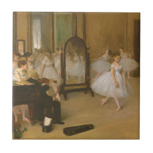 The Dancing Class (1870)  Edgar Degas Tile