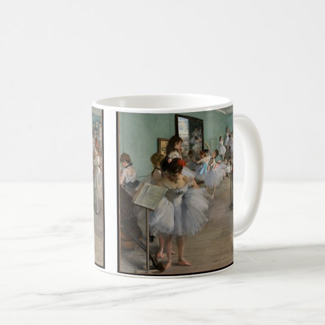 The Dancing Class by Edgar Degas Coffee Mug (Front Right)