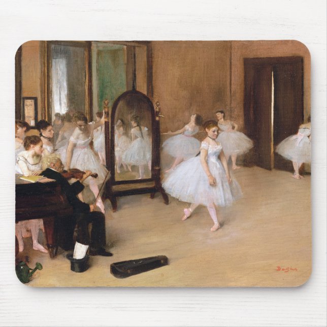 The Dancing Class by Edgar Degas Mouse Mat (Front)