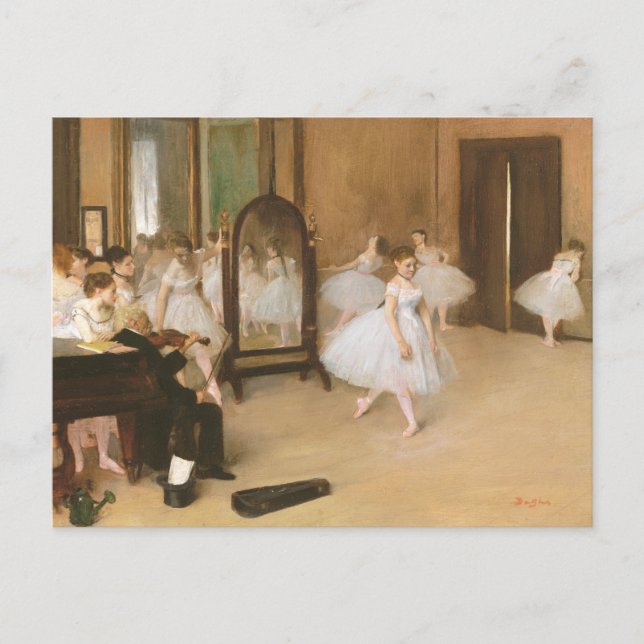 The Dancing Class Painting Postcard (Front)