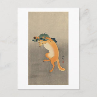 The Dancing Fox Postcard