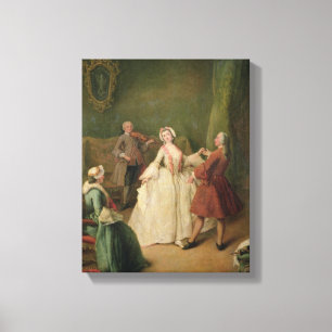 The Dancing Lesson Canvas Print