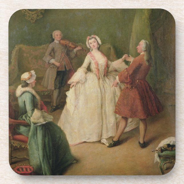 The Dancing Lesson Coaster (Front)