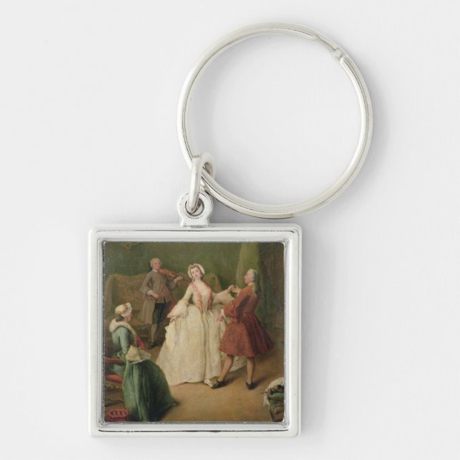 The Dancing Lesson Key Ring (Front)