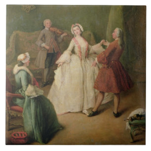 The Dancing Lesson Tile