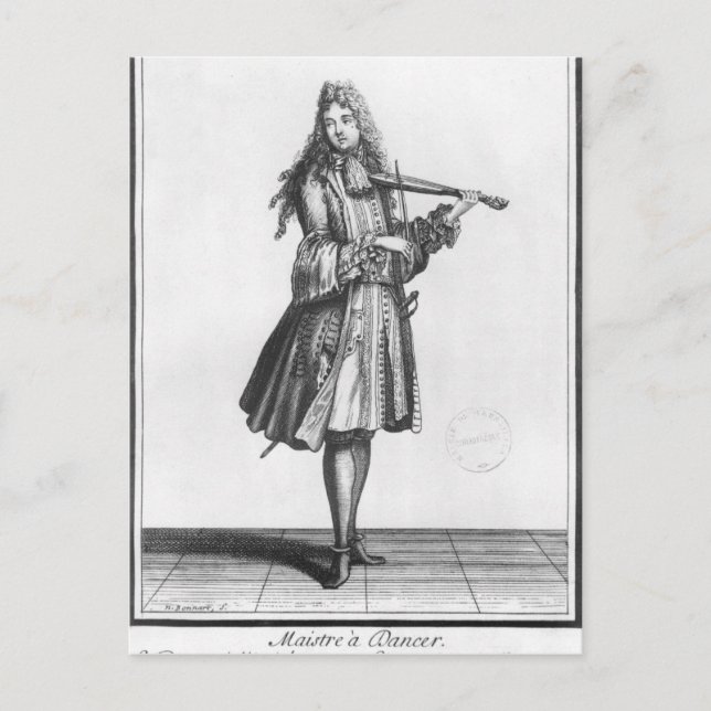 The dancing master postcard (Front)
