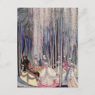 The Dancing Princesses Postcard