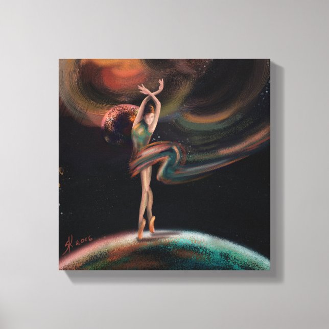 ‘The Dancing Universe’ Canvas Print (Front)