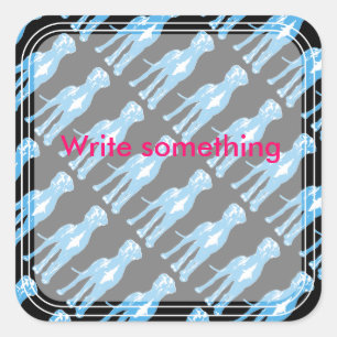 The Dane Square Sticker