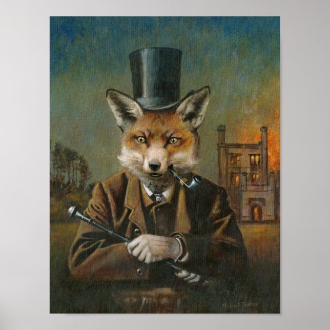 The Dapper Fox 10 x 12.89 Print (Front)